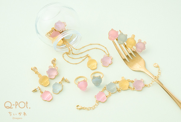 Q-pot.「ちいかわCollection」パート・ドゥ・フリュイリングやブレスレット