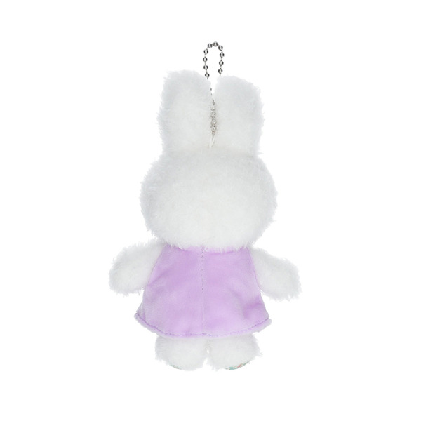 Flower Miffy ほわほわマスコットキーチェーン コスモスパープル