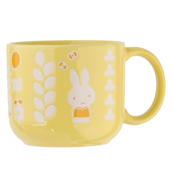Flower Miffy エンボスマグカップ　イエロー