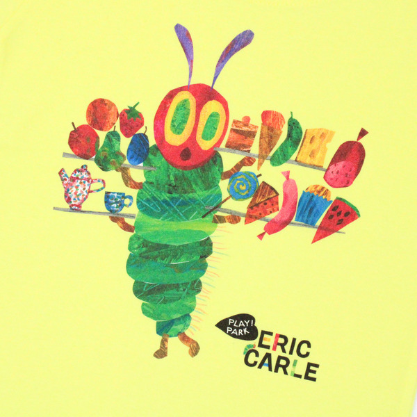 PPEC Ｔシャツ スタンディングあおむし（ライトイエロー）