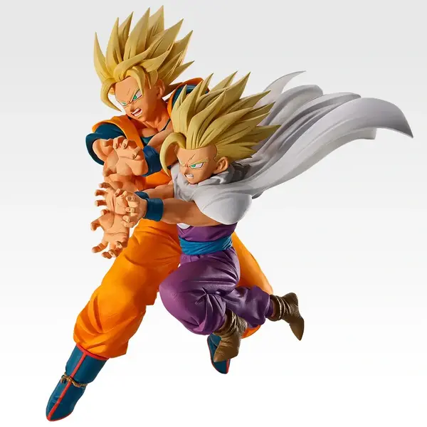 「一番くじ ドラゴンボール スペクタクルバトル」E賞：孫悟空＆孫悟飯 フィギュア
