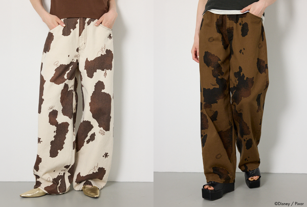(TOY STORY)COW PATTERNパンツ