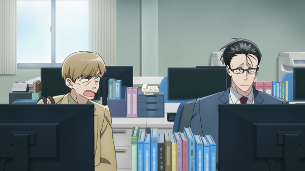TV アニメ『スーパーの裏でヤニ吸うふたり』場面写真