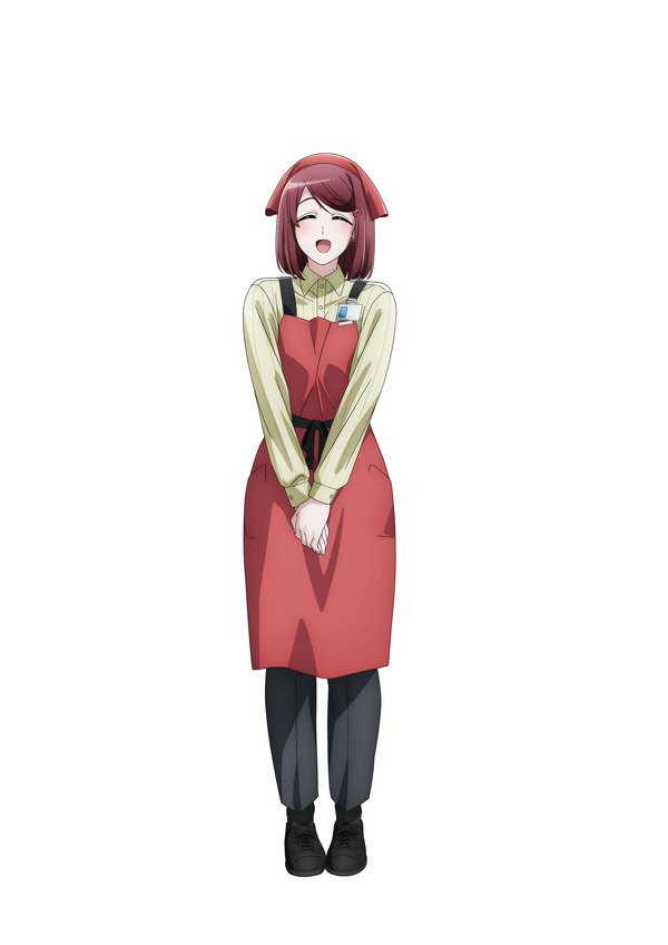 『スーパーの裏でヤニ吸うふたり』キャラクターイラスト(山田)