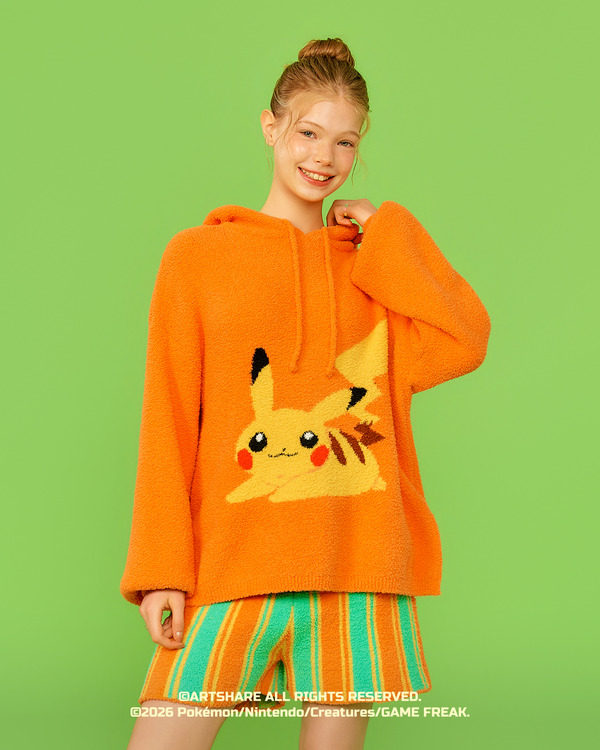 wiggle wiggle「Pokemon Special Design」フード付きパジャマセット - ピカチュウ