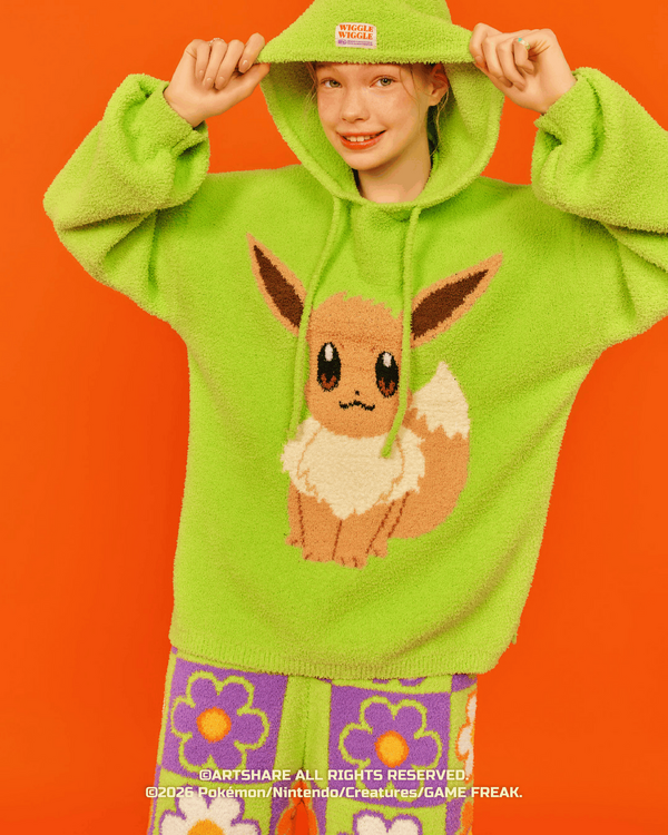 wiggle wiggle「Pokemon Special Design」フード付きパジャマセット - イーブイ