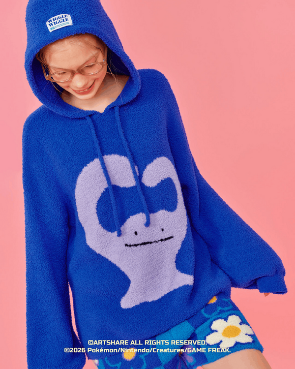 wiggle wiggle「Pokemon Special Design」フード付きパジャマセット - メタモン