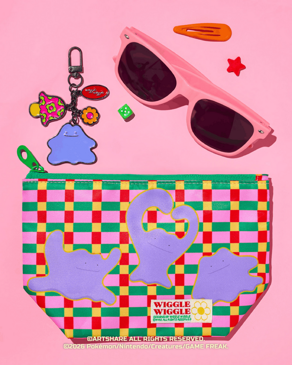 wiggle wiggle「Pokemon Special Design」パターンポーチ - メタモン