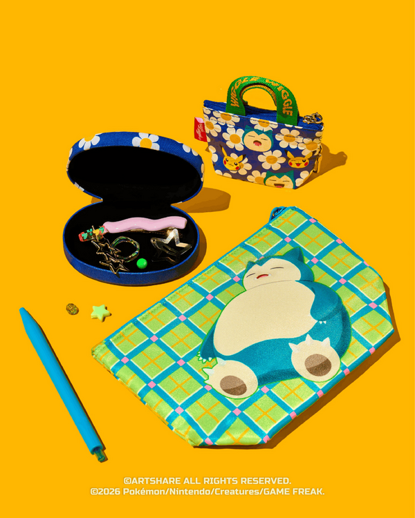 wiggle wiggle「Pokemon Special Design」パターンポーチ - カビゴン
