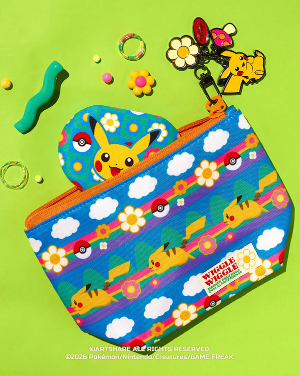 wiggle wiggle「Pokemon Special Design」パターンポーチ - メタモン