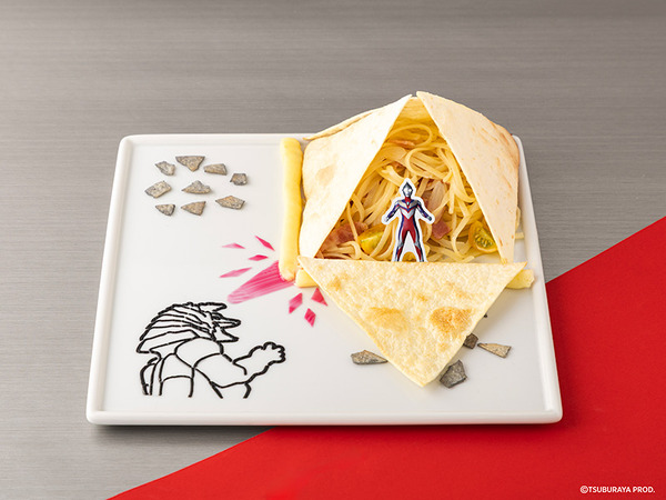 「ウルトラマン パスタ食堂 ウルスパ」光を継ぐもの ティガ復活のペペロンチーノ（イメージ）