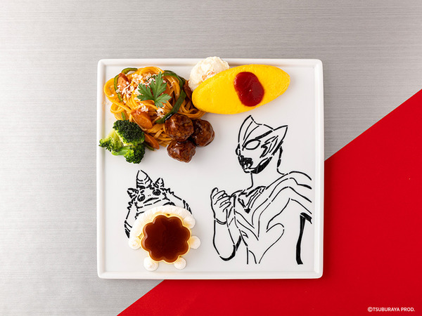 「ウルトラマン パスタ食堂 ウルスパ」テオとプッチーのお子様ランチ風ナポリタン（イメージ）
