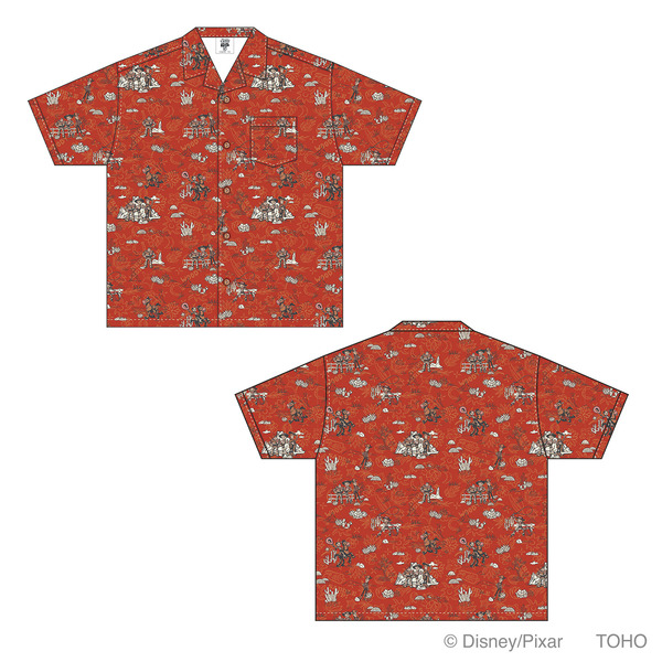 【アロハシャツ】レッド