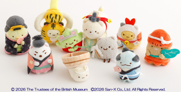 『すみっコぐらし』×大英博物館日本美術コレクション展　コラボアイテム一例