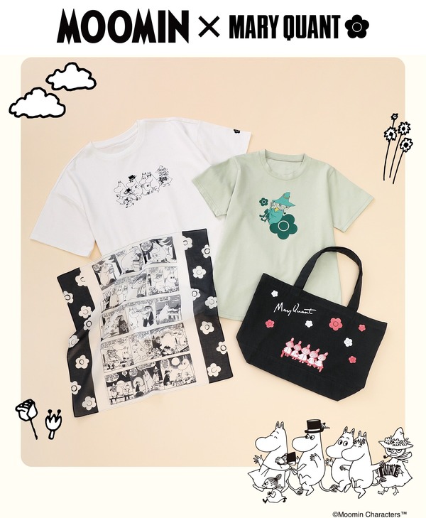 「ムーミン×マリークワント デザイン コレクション」ファッションアイテム