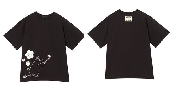 MOOMIN×MQペイントビッグ Tシャツ