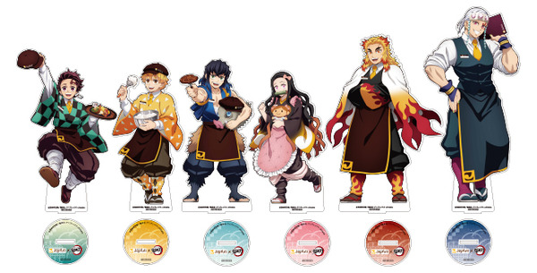 フォロー＆ハッシュタグ＆コラボ商品画像投稿で抽選で30名様に当たる！描き下ろしデザイン！ビッグアクリルスタンド（6体セット）
