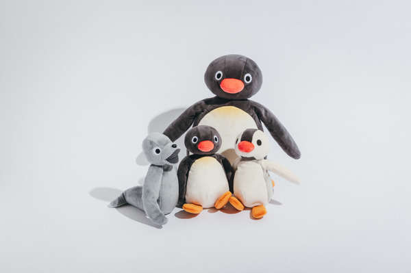 BASICぬいぐるみPINGU™（¥3,850）MINIぬいぐるみ各種（各¥2,750）