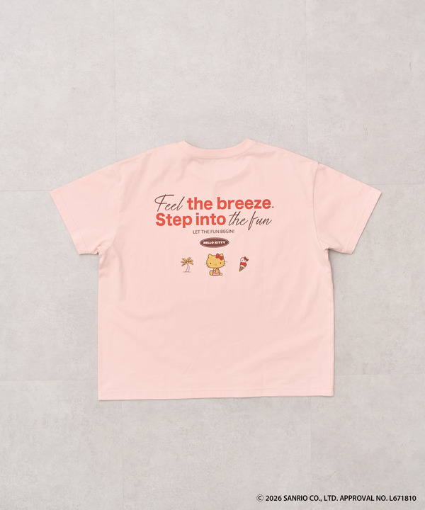 日焼けハローキティバックロゴTシャツ（￥3,490）