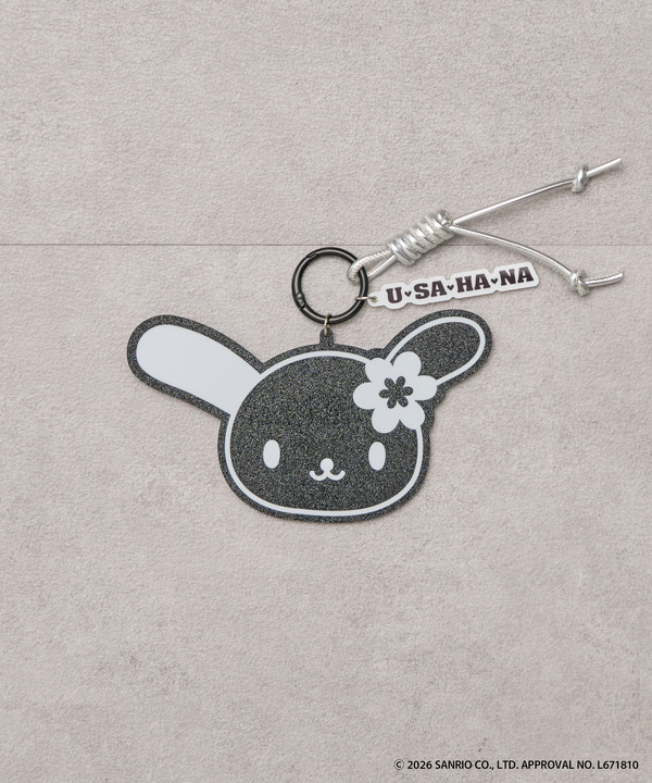 ブラックウサハナビッグサイズアクキーチャーム（￥2,000）