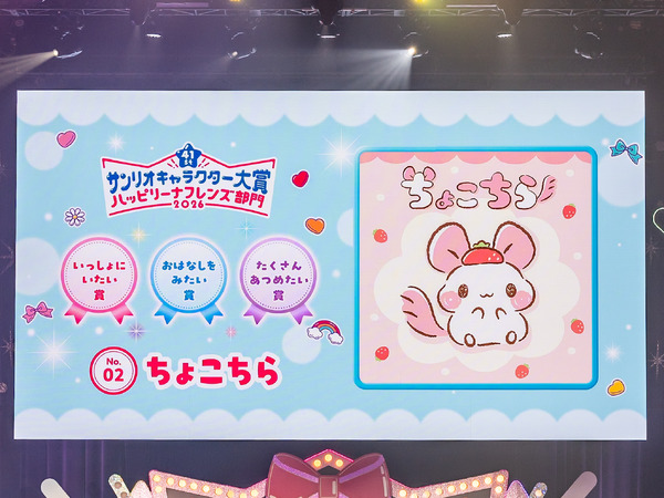 ハッピリーナフレンズ部門3賞受賞「ちょこちら」