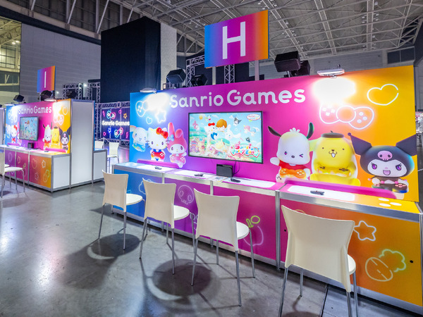 メイン会場「Sanrio Games」の試遊体験
