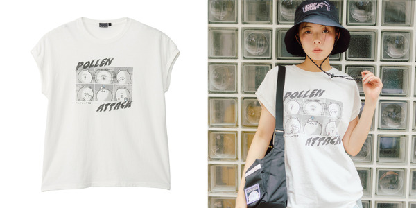 ワイドノースリーブ　POLLEN ATTACK　(size:M～L)　4,400円(税込)