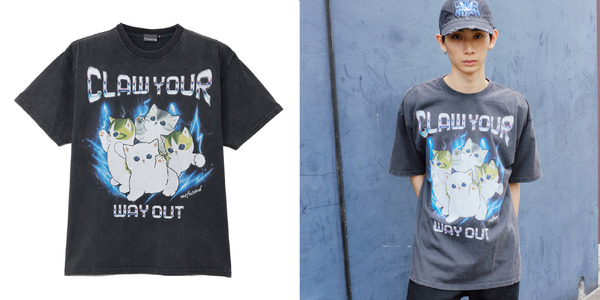 Tシャツ 　CLAW YOUR WAY OUT　(size:M～XL)　5,500円(税込)