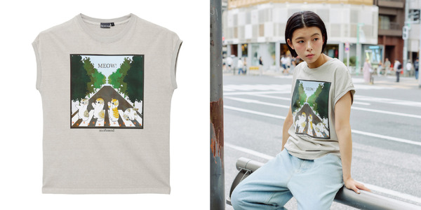 ワイドノースリーブ 　MEOW!　(size:M～L)　4,400円(税込)