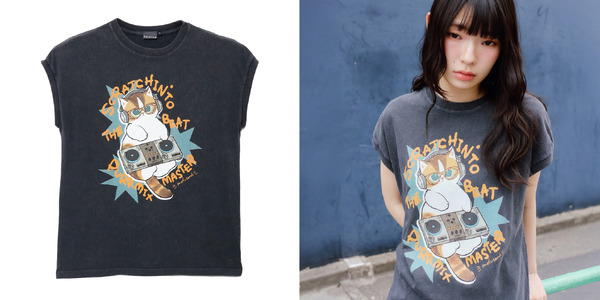 ワイドノースリーブ 　PURR MIX MASTER　 (size:M～L)　4,400円(税込)