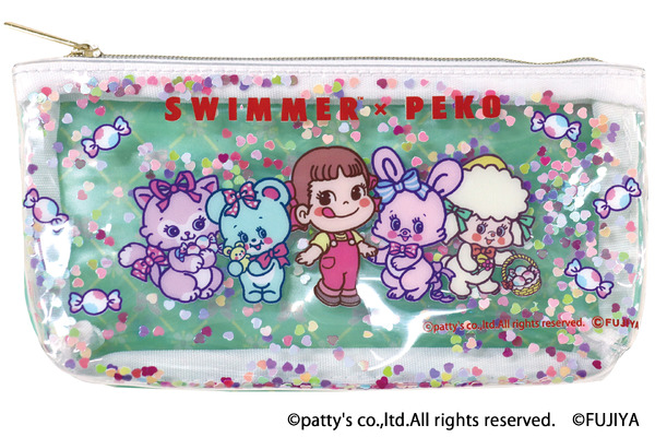 SWIMMER×PEKOコラボミルキーポーチ