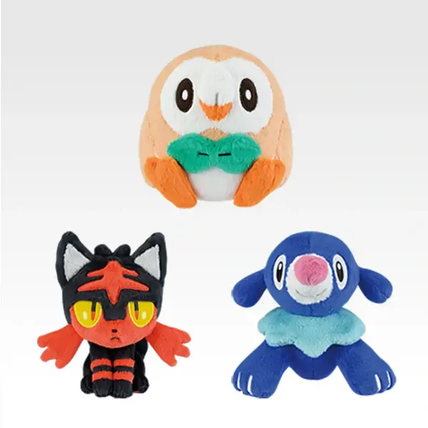 「一番くじ Pokemon 30th ANNIVERSARY vol.2」　E賞：アローラ地方 旅立ちの3匹 ぬいぐるみ（選べる全3種）