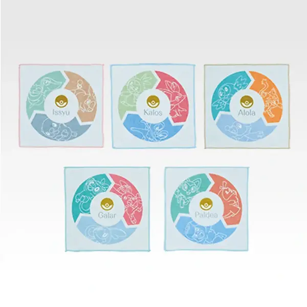 「一番くじ Pokemon 30th ANNIVERSARY vol.2」　I賞：ハンドタオル（選べる全5種）