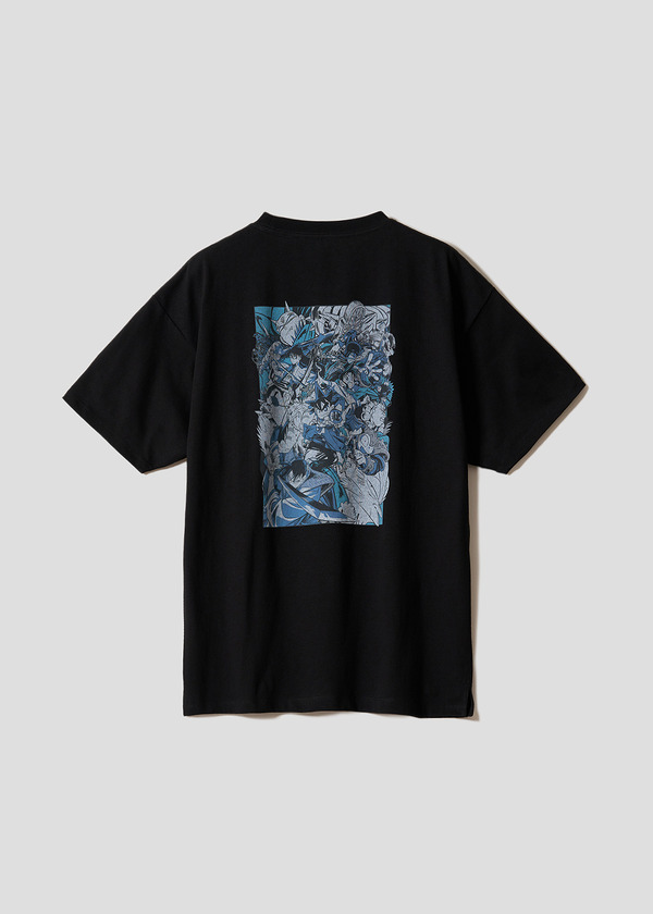 アニメ『真・侍伝YAIBA』×グラニフ　「真･侍伝YAIBA｜ビッグシルエットTシャツ」背面