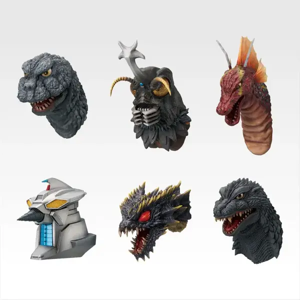 「一番くじ ゴジラ 最恐怪獣王列伝」G賞：モンスターヘッドマグネット（ランダム全6種）