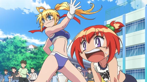 夏アニメ『炎の闘球女 ドッジ弾子』第1話「炎の闘球女！一撃弾子！」先行カット
