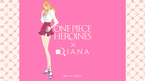 ONE PIECE HEROINES × DIANA コラボサンダル