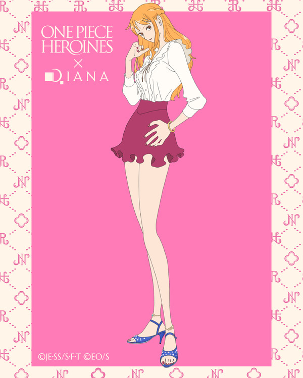 ONE PIECE HEROINES × DIANA コラボサンダル