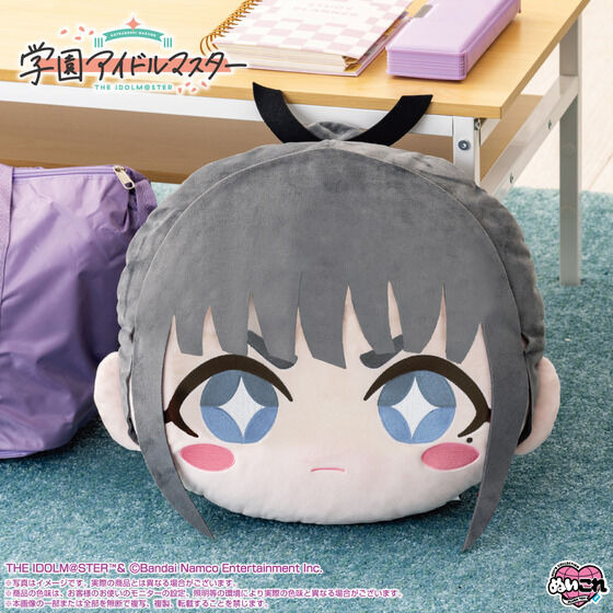 【学園アイドルマスター】BIGフェイスぬいぐるみ雨夜 燕　プレミアムバンダイ限定