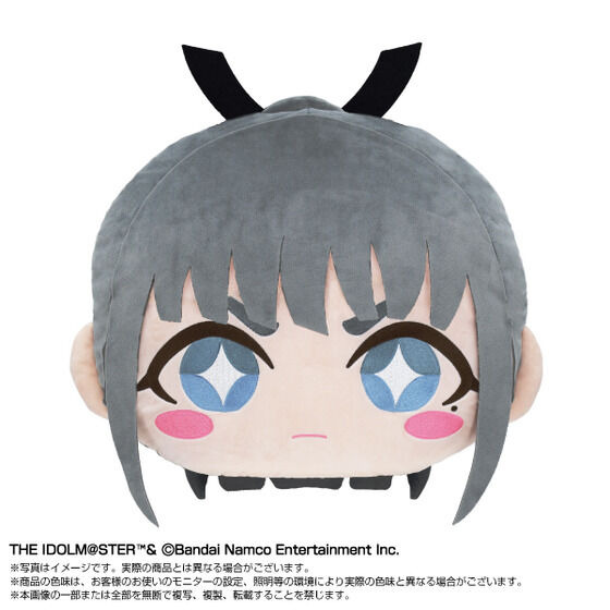 【学園アイドルマスター】BIGフェイスぬいぐるみ雨夜 燕　プレミアムバンダイ限定