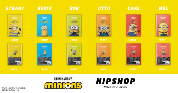 HIPSHOP「MINIONS Series」（PACKAGE DESIGN）