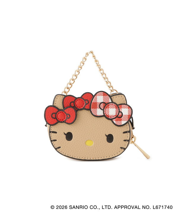 HELLO KITTY×VIS　「日焼けデザイン ハローキティフェイスポーチチャーム」