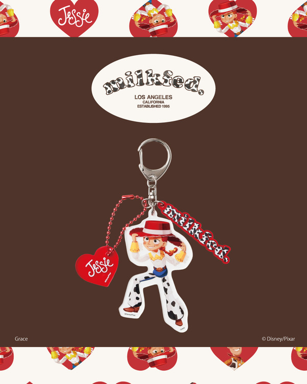 JESSIE / HEART KEYCHAIN