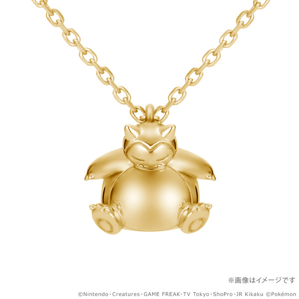 【ポケモン30周年モデル】カビゴン ネックレス