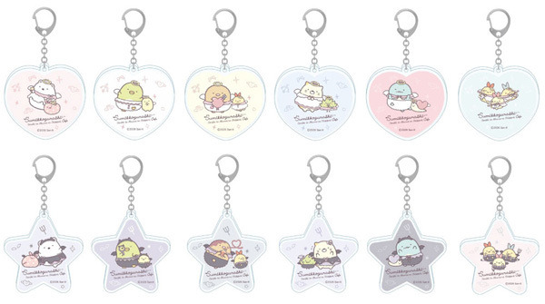 アクリルキーホルダー（全 12 種）各 880 円（税込）