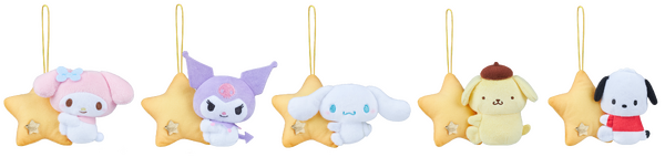 サンリオキャラクターズ　カワイイまみれ-星まみれ(イエロー)- マスコット