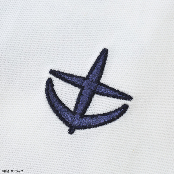 STRICT-G『機動戦士ガンダム』刺繍Tシャツ RX-78-2 GUNDAM.Ver2（ホワイト）