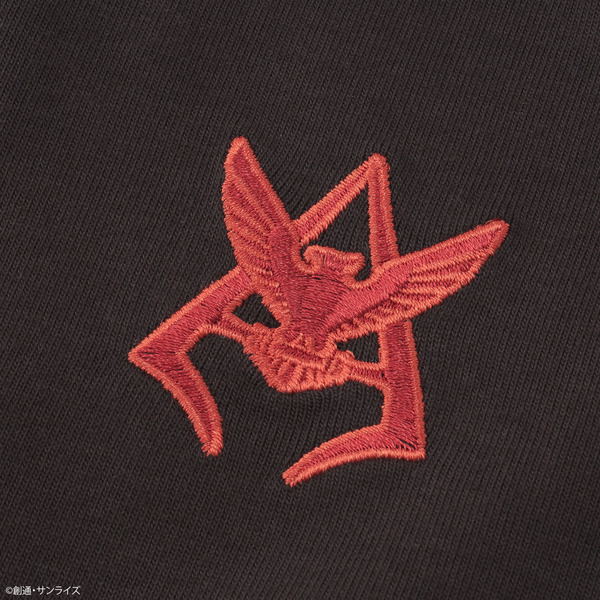 STRICT-G『機動戦士ガンダム』刺繍Tシャツ MSM-07S CHAR'S Z'GOK（スミクロ）
