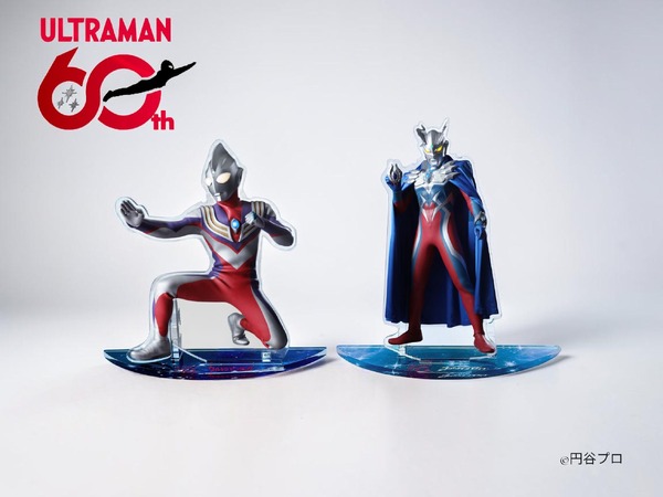 《ウルトラマンシリーズ》60周年記念 カラータイマージュエリースタンド（ウルトラマンゼロモデル、ウルトラマンティガモデル）