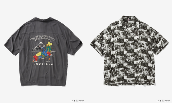 「ゴジラ」シャツ価格：7,000円（税込）